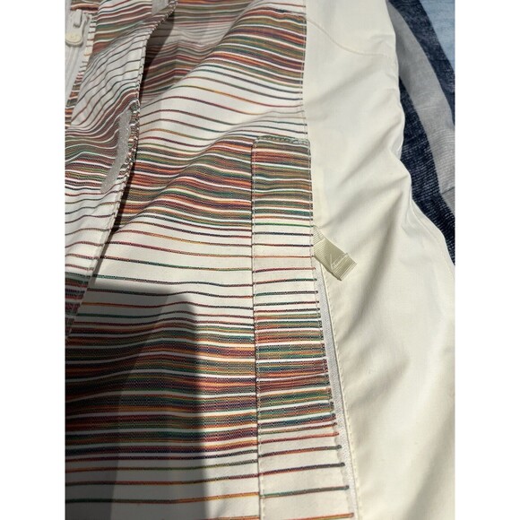 Burton Gore-Tex women's S full zip snowboard hooded striped jacket - Picture 9 of 12